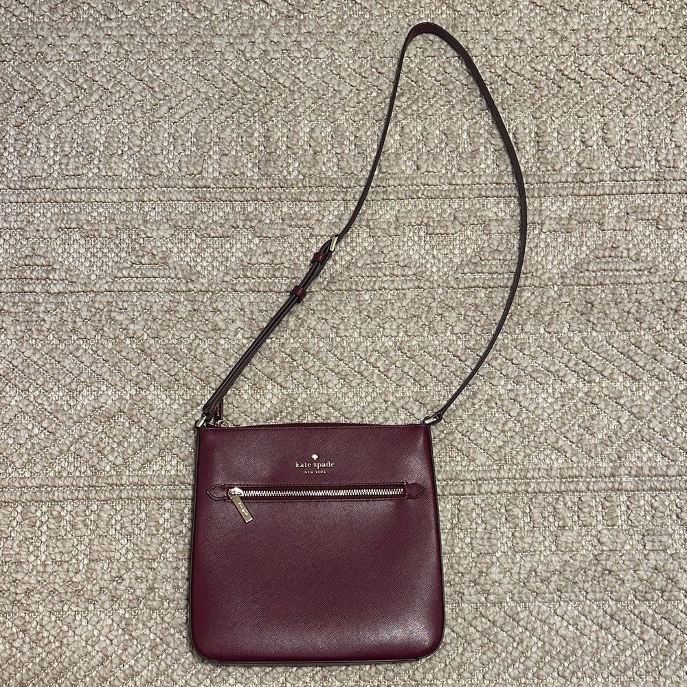 Kate Spade Deep Red Crossbody Bag
